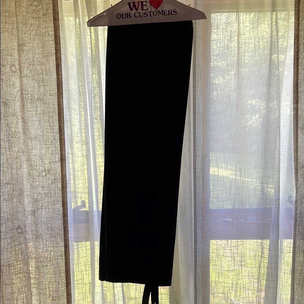Zara Black Maxi Pencil Trousers for Work